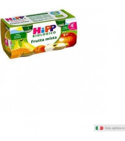 Hipp Bio Omogeneizzato frutta mista 80 g 2 Vasetti