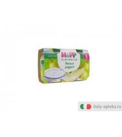 Hipp Bio Omogeneizzato Pera e Yogurt 125 g 2 Vasetti