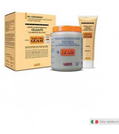 Lacote, Fanghi d'Alga Guam 1 kg + Gel 250ml