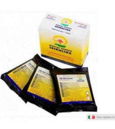 Marcus Rohrer Spirulina ricarica Integratore 3 x 180 Compresse