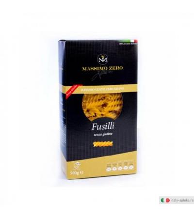 Massimo Zero Pasta corta senza Glutine - Fusilli - 1000 g