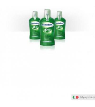 Mentadent Collutorio antibatterico 300 ml denti