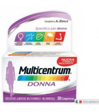 Multicentrum Donna Integratore Alimentare 30 Compresse nF