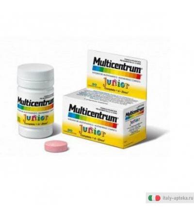 Multicentrum Junior limone e lampone 30 Compresse Capsule