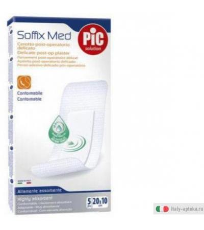 Pic Solution Soffix Med 10x20 5 Cerotti antibatterico