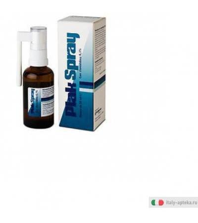 Plak Spray Clorexidina '0,1% Disinfettante del Cavo Orale 50 ml