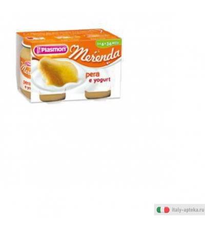 Plasmon dessert Omogeneizzato Yogurt Pera 2 Vasetti da 120 g