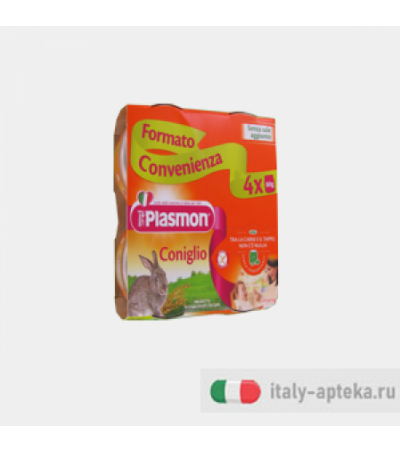 Plasmon Omogeneizzato Coniglio CT 80g x 4