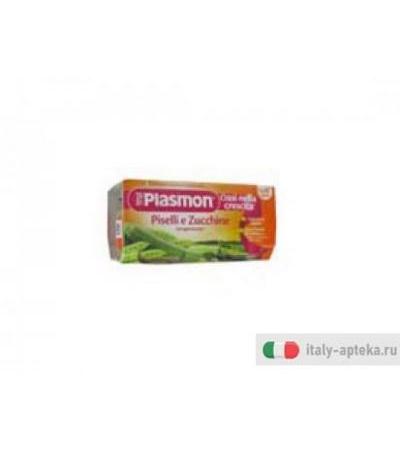 Plasmon omogenizzati Piselli e Zucchine 2 Vasetti da 80 g