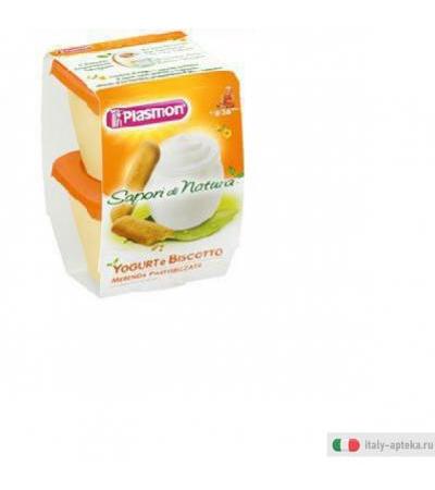 Plasmon Sapori di Natura 2x120g Gusto Yogurt e Biscotto