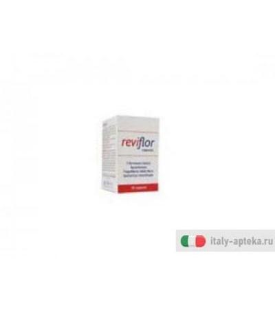 reviflor integratore alimentare indicato nel riequilibrio della flora batterica intestinale.