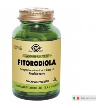 Solgar - Fitorodiola Integratore Tonico Adattogeno 60 Capsule Vegetali