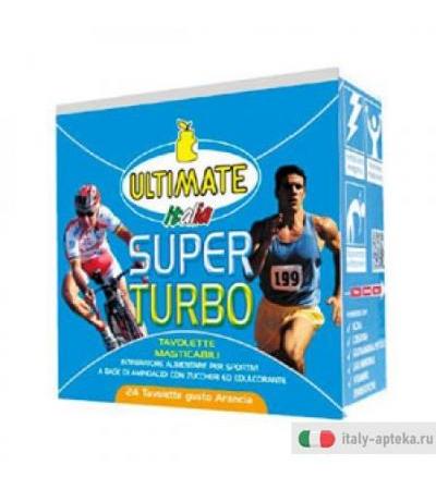 super turbo integratore per sportivi in tavolette a base di creatina, bcaa, glutammina e taurina,