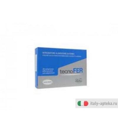 tecnofer integratore alimentare di ferro bisglicinato chelato in compresse effervescenti. con