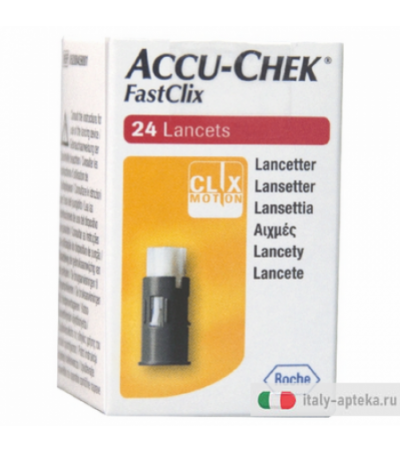 Accu-chek Fastclix Lancet 24pz