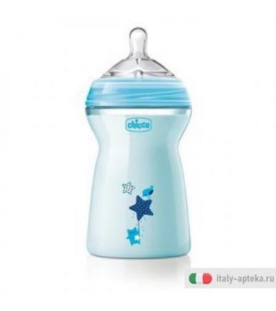 Ch Bib Natfeel 6m+ Boy 330ml