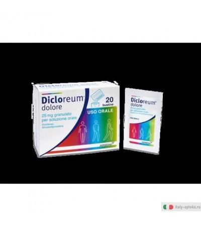 Dicloreum Dolore 20bustine 25 mg