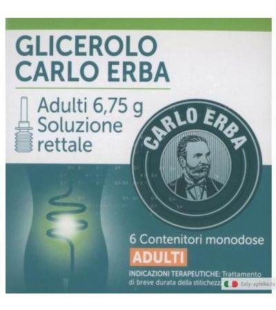 Glicerolo adulti 6 contenitori 6,75g