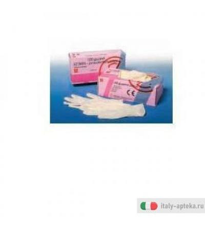 Guanto Latt S/polv Xs 100pz