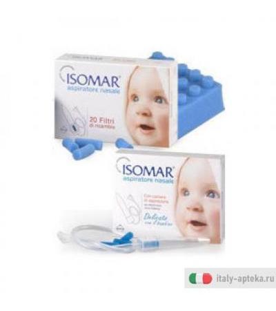 Isomar Filtri Aspiratore Nasale 20 pezzi