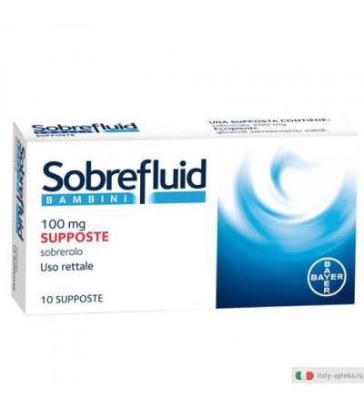 Sobrefluidbb 10supp 100mg