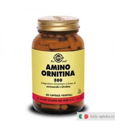 Solgar Amino Ornitina 500 50 capsule vegetali