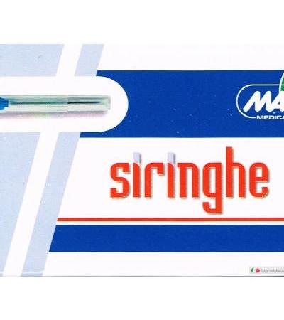 10 siringhe sterili monouso 5 ml 23G