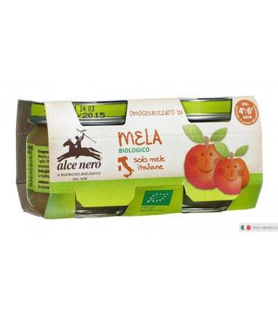 Alce Nero Omogeneizzato di Mela biologico 2x80g