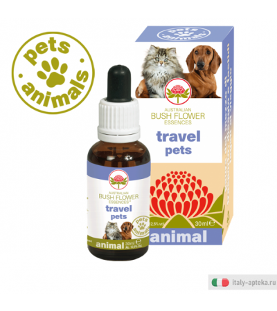 Australian Bush Flower Essences Travel Pets 30ml