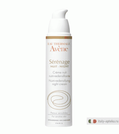 Avène Eau Thermal Sérénage Crema da notte nutri-ridensificante anti-età pelli mature 40ml