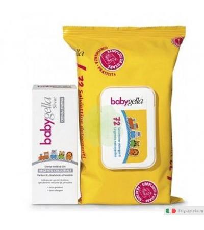 Babygella Silver crema lenitiva + 72 salviettine in omaggio
