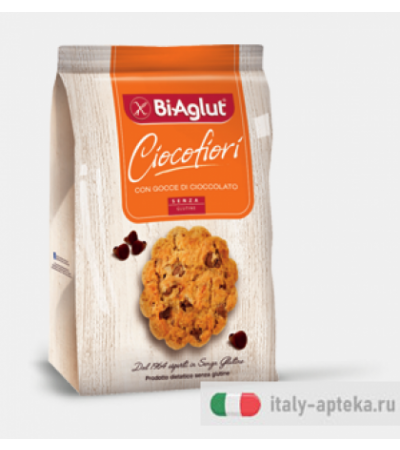 BiAglut CiocoFiori con gocce di cioccolato senza glutine 200g