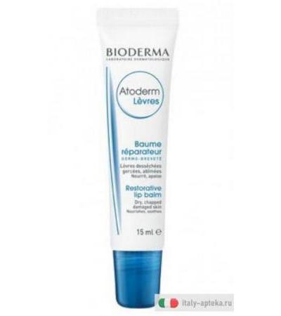 Bioderma Atoderm Lèvres Baume balsamo labbra trattamento quotidiano riparatore 15ml