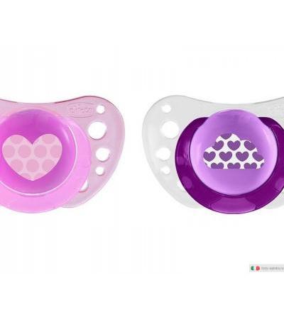 Chicco Succhietto Physio Air 6-12m Silicone Bimba
