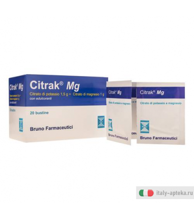 Citrak Mg integratore per l'attività sportiva 20 bustine