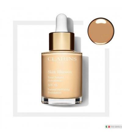Clarins Skin Illusion SPF15 effetto pelle nuda e idratazione n.114 Cappuccino 30ml