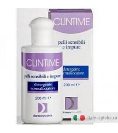 Clintime Detergente Fluido Pelli Grasse E Impure 200ml