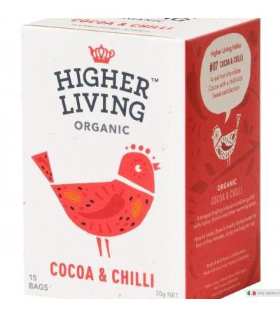 Cocoa & Chilli infuso biologico di Cacao e Peperoncino 15 filtri