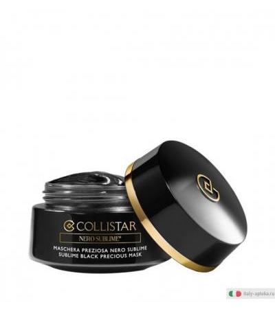 Collistar Maschera Preziosa viso/collo nero sublime effetto detox 50ml