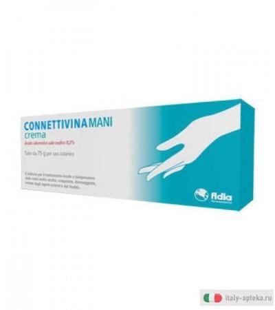 Connettivina Mani Crema acido ialuronico sale 0,2% 75g uso cutaneo