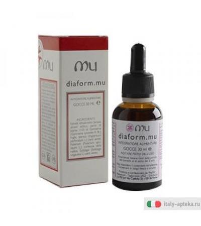 Diaform Mu integratore alimentare utile per l'apparato digerente 30ml
