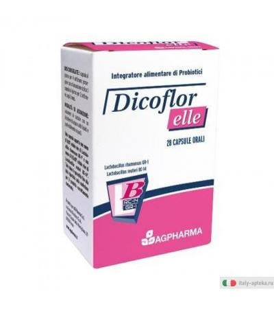 Dicoflor Elle integratore alimentare utile per la flora intestinale 28 capsule