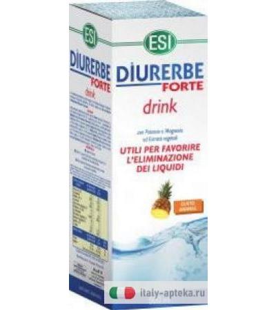 DiurErbe FORTE concentrato liquido per l'eliminazione dei liquidi gusto ananas da 500ml