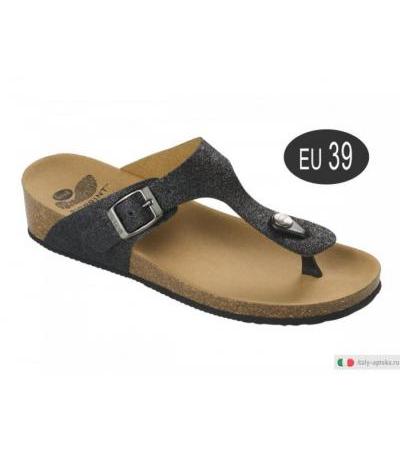 Dr Scholl GANDIA Infradito nero glitter TG 39