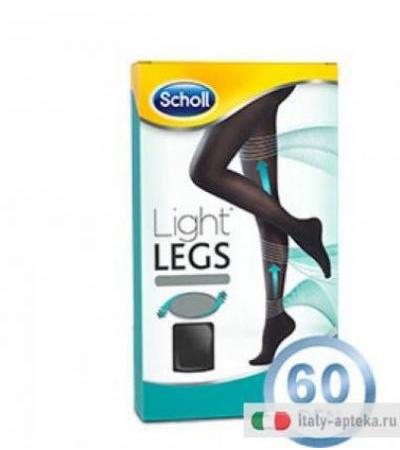 Dr.Scholl Light Legs Collant velati a compressione graduata 60 DEN TG. S colore nero