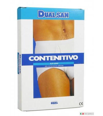 Dual San Slip Uomo Contenitivo bianco TG 02