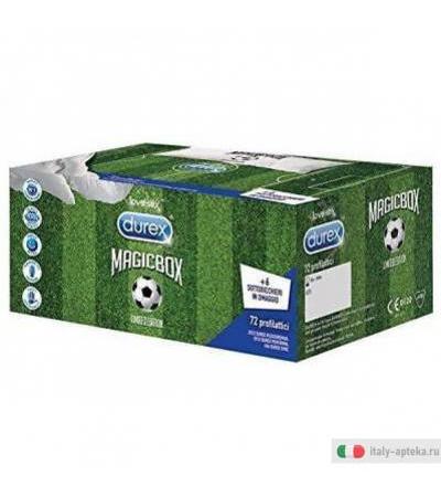 Durex Magic Box Pallone 72 profilattici +6 sottobicchieri in omaggio