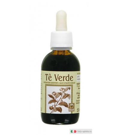 ECOL Tè Verde favorisce il drenaggio di liquidi Estratto analcolico 50ml