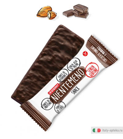 Enervit Nientemeno 3 Barrette senza glutine al cioccolato fondente e mandorle