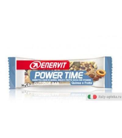 Enervit Power Time Outdoor Barretta Quinoa e Frutta 35g